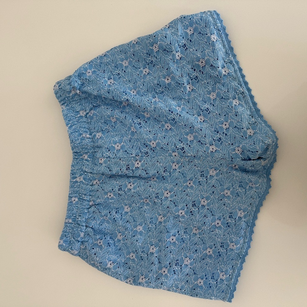 NWT Vero Moda Blue Lace Shorts - Picture 6 of 7